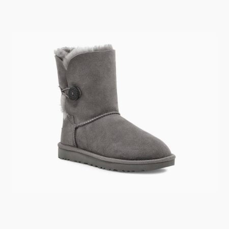 UGG Bailey Button II - Boots Dame - Grå (NO-P889)